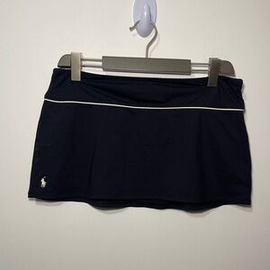 Ralph Lauren Women’s Black Mini Micro Skirt Y2K Style Athletic preppy Tennis M